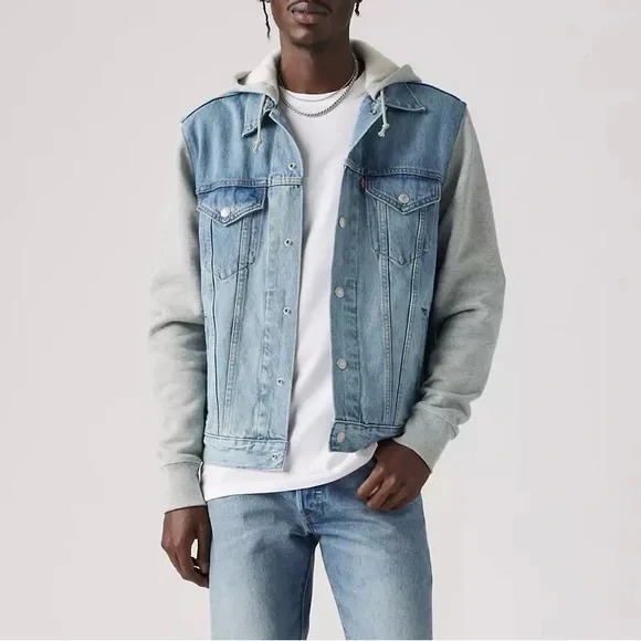Levi’s Hybrid Hoodie Trucker Jacket - Picture 2 of 8